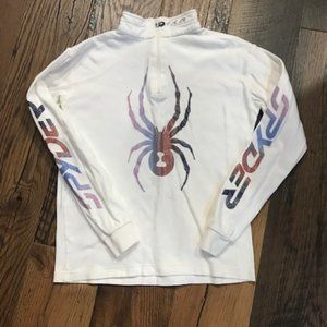 Spyder Thermal Pullover with Zipper Mock Turtleneck